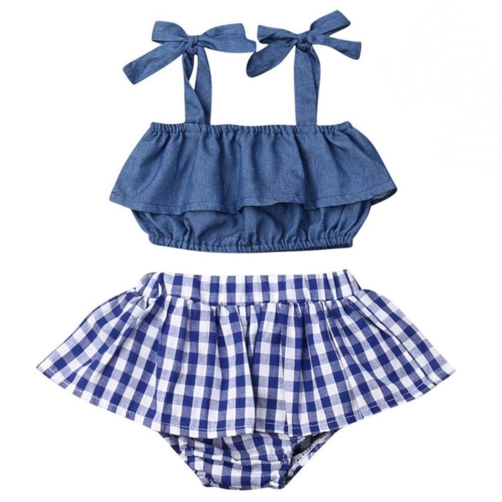 High Waisted Peplum Bloomers